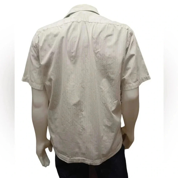 Perry Ellis Cotton Short Sleeve Button Down Shirt Size XL - Picture 3 of 11